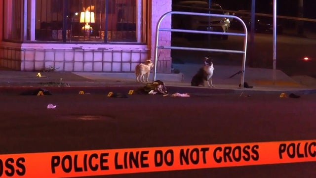 San Leandro fatal shooting scene 