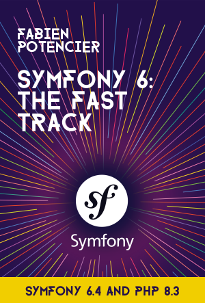 The cover of the official Symfony 6.4 book